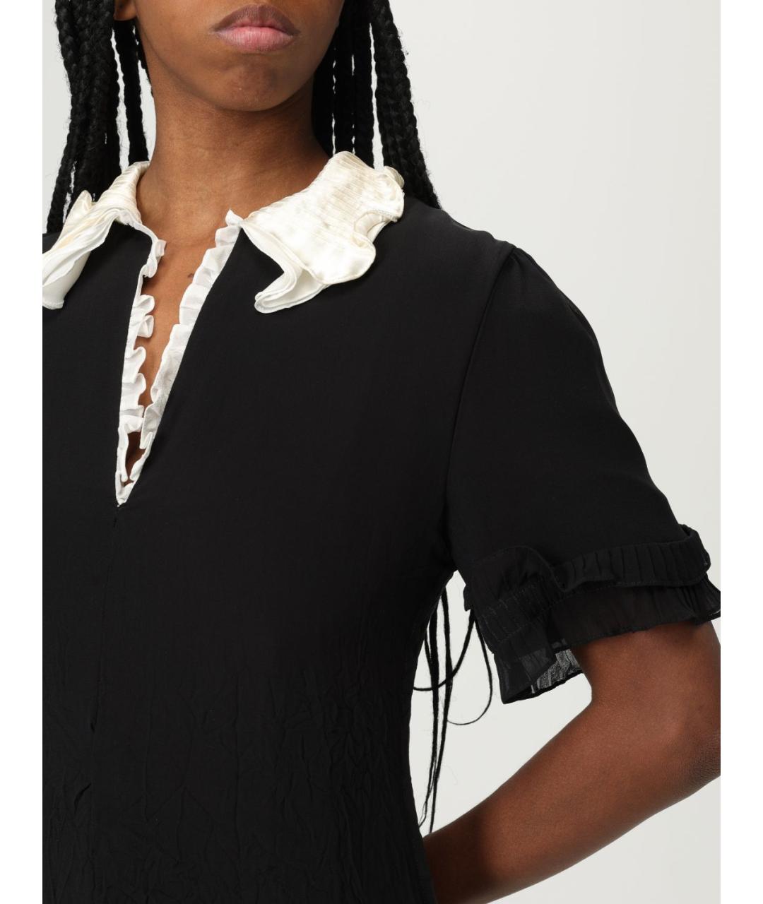 JIL SANDER Черное повседневное платье, фото 4