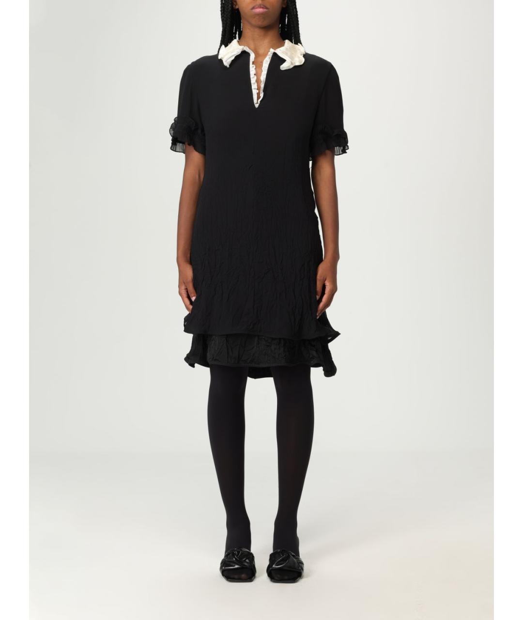 JIL SANDER Черное повседневное платье, фото 5