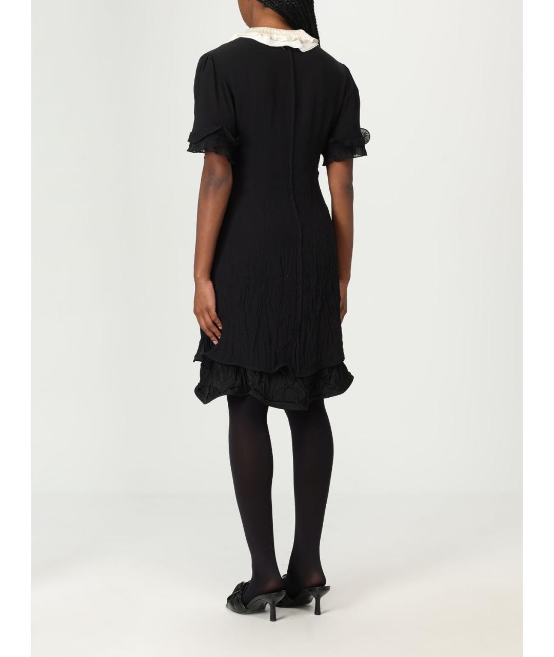 JIL SANDER Черное повседневное платье, фото 2