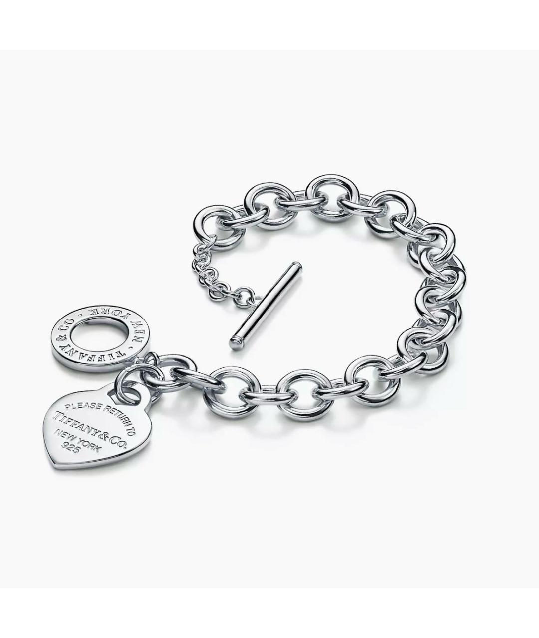 TIFFANY&CO Серебрянный серебряный браслет, фото 2
