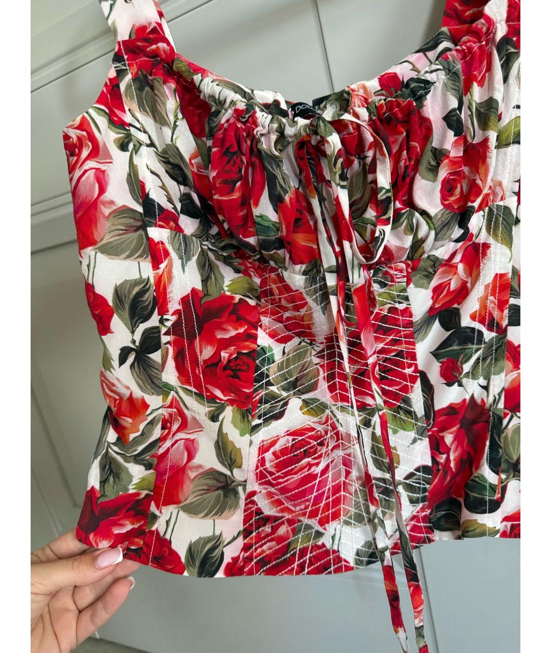 DOLCE&GABBANA Мульти шелковый корсет, фото 4