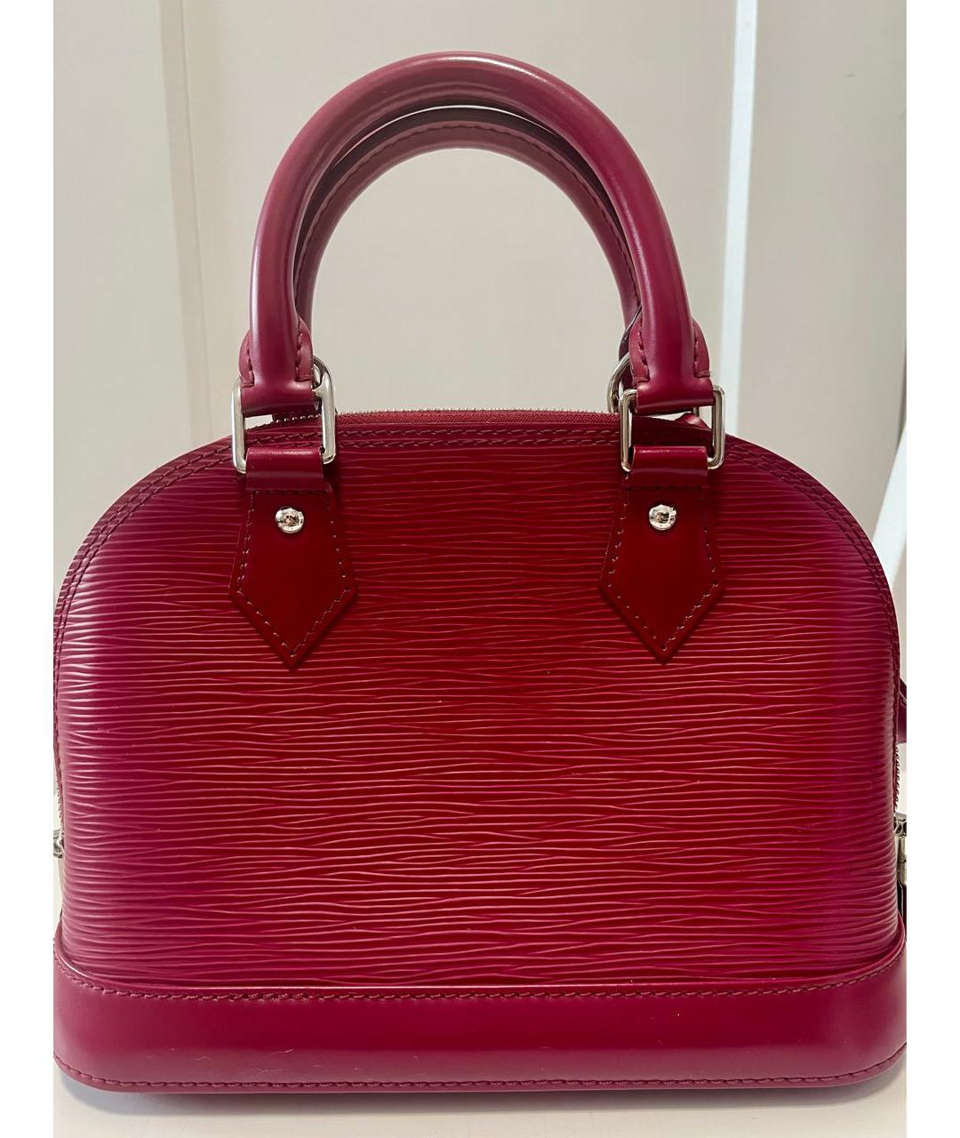 LOUIS VUITTON Красная сумка с короткими ручками из экзотической кожи, фото 2