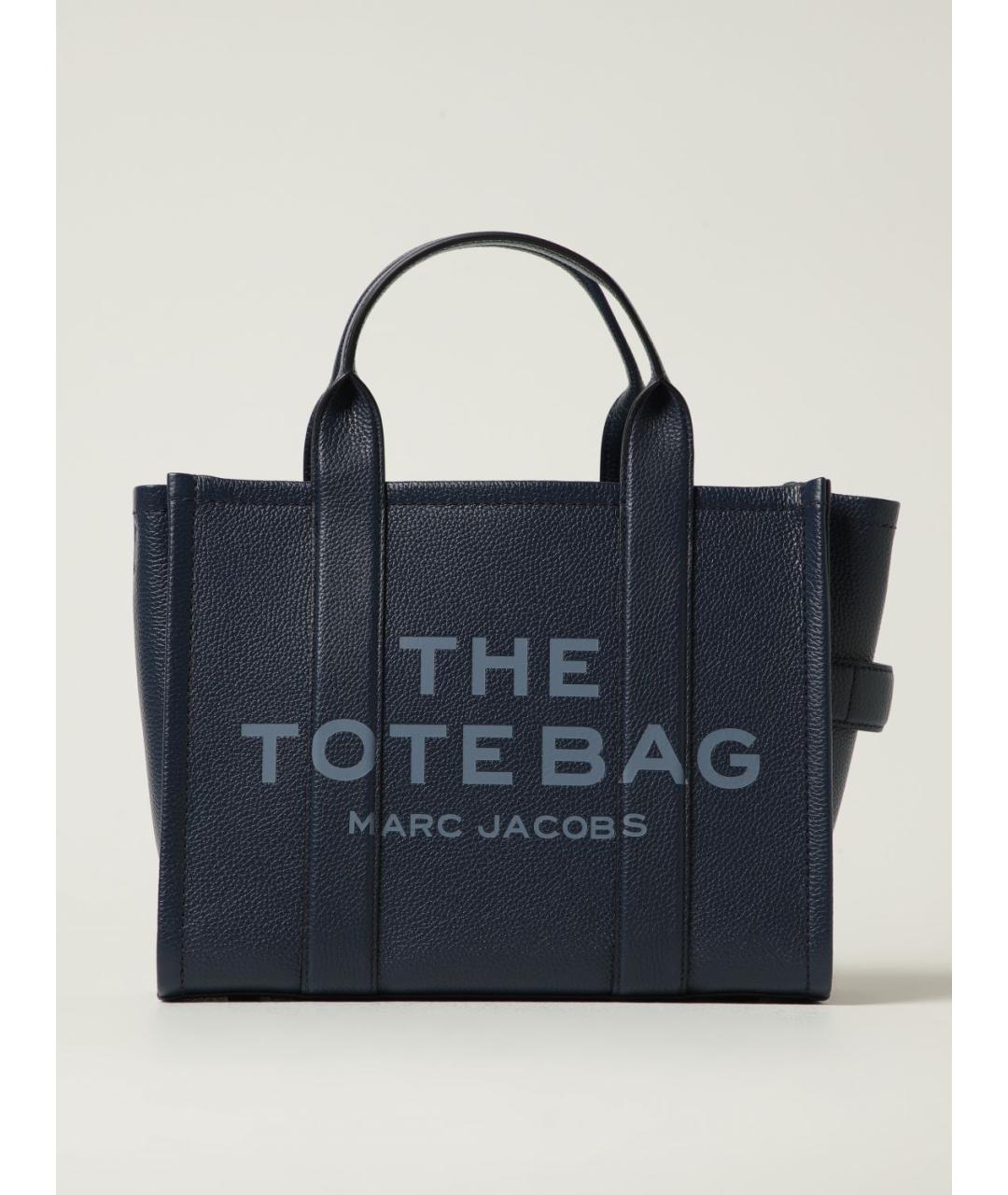 MARC JACOBS Синяя кожаная сумка тоут, фото 4