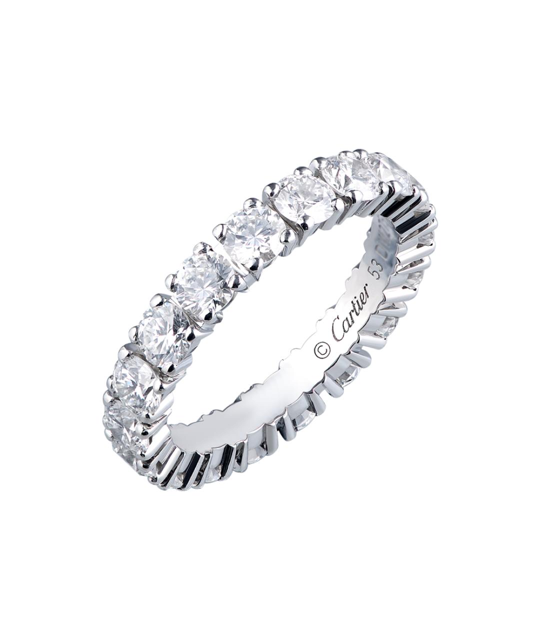 CARTIER Серебряное платиновое кольцо, фото 1