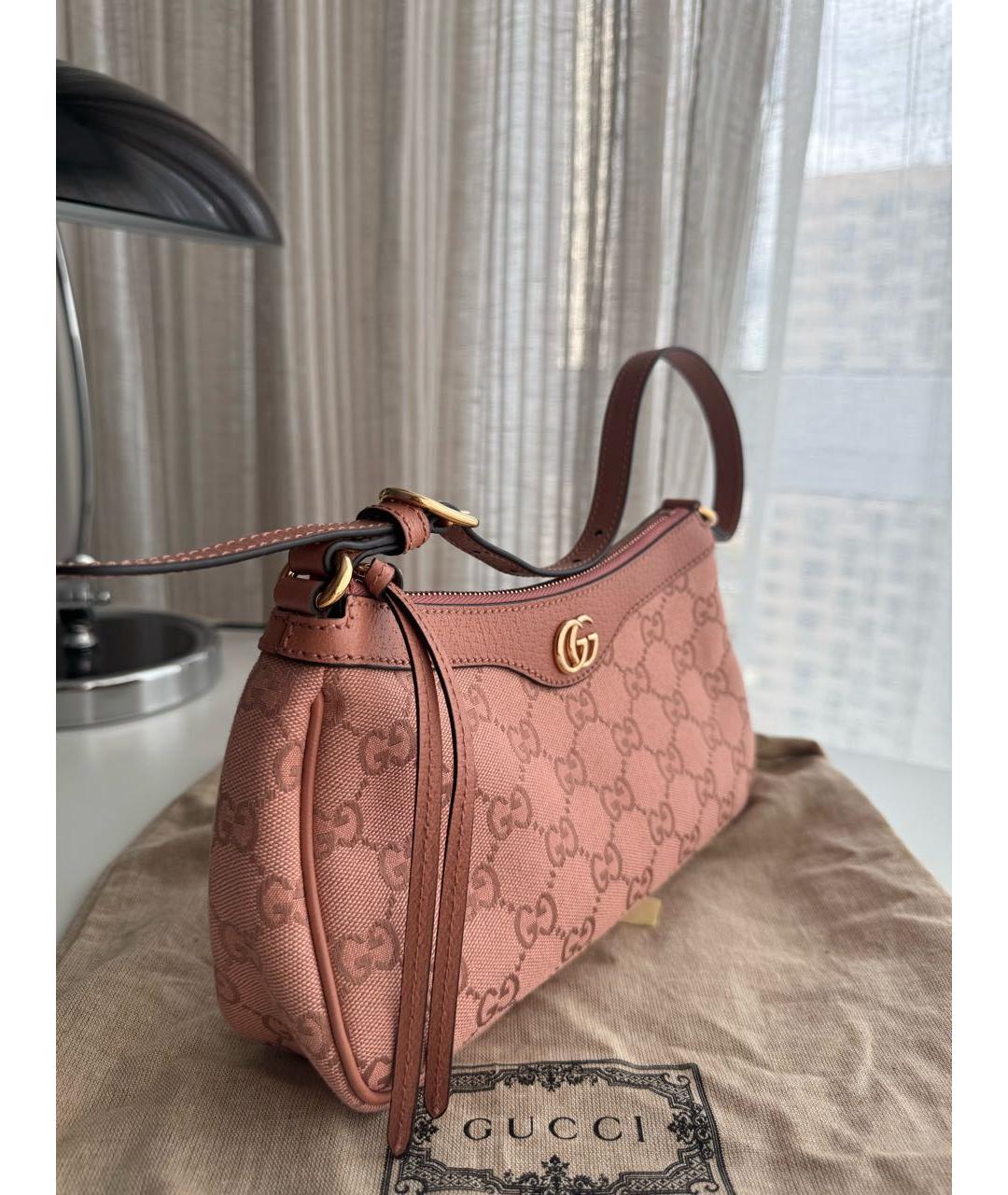 GUCCI Розовая сумка с короткими ручками, фото 3