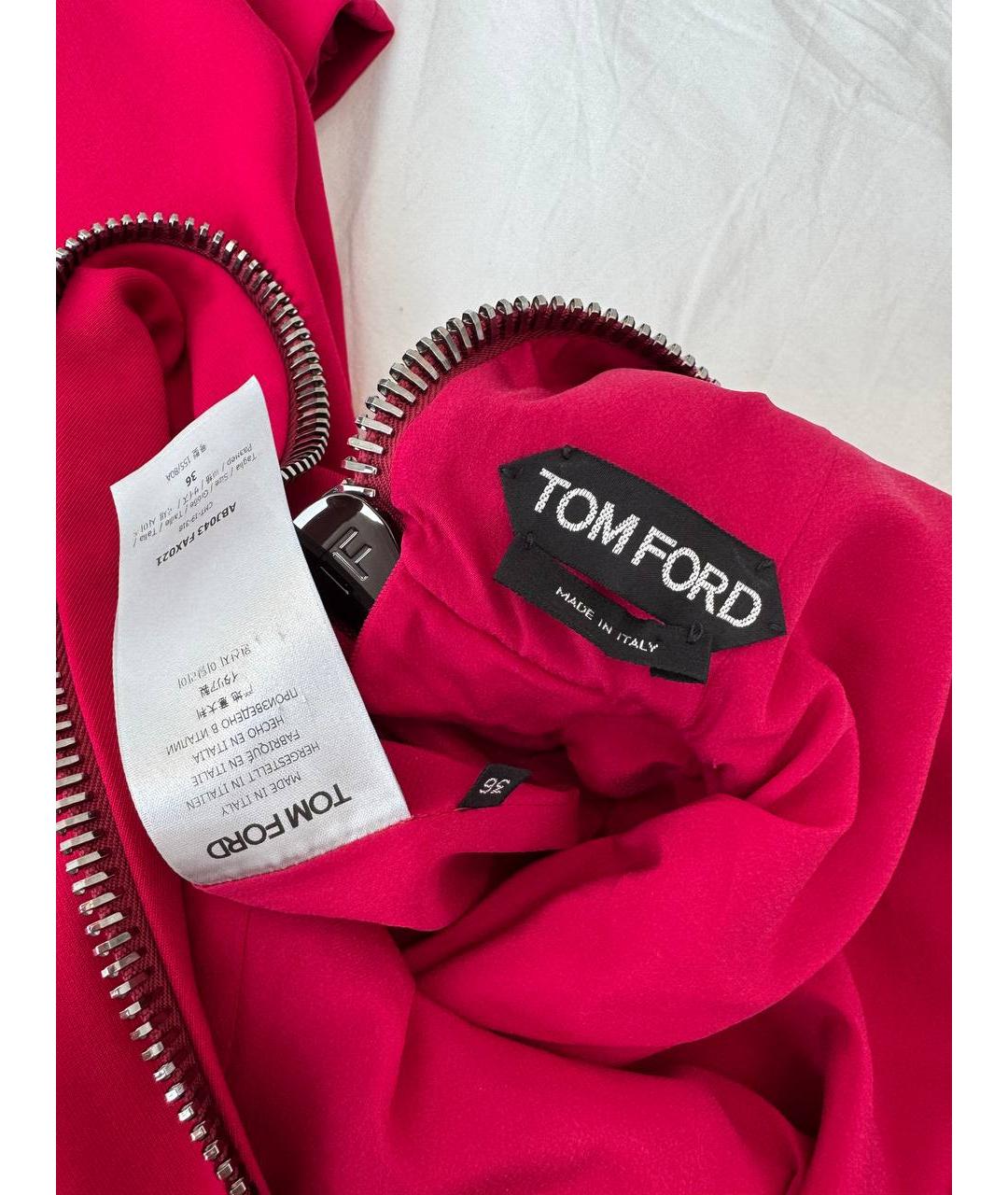 TOM FORD Фуксия повседневное платье, фото 3