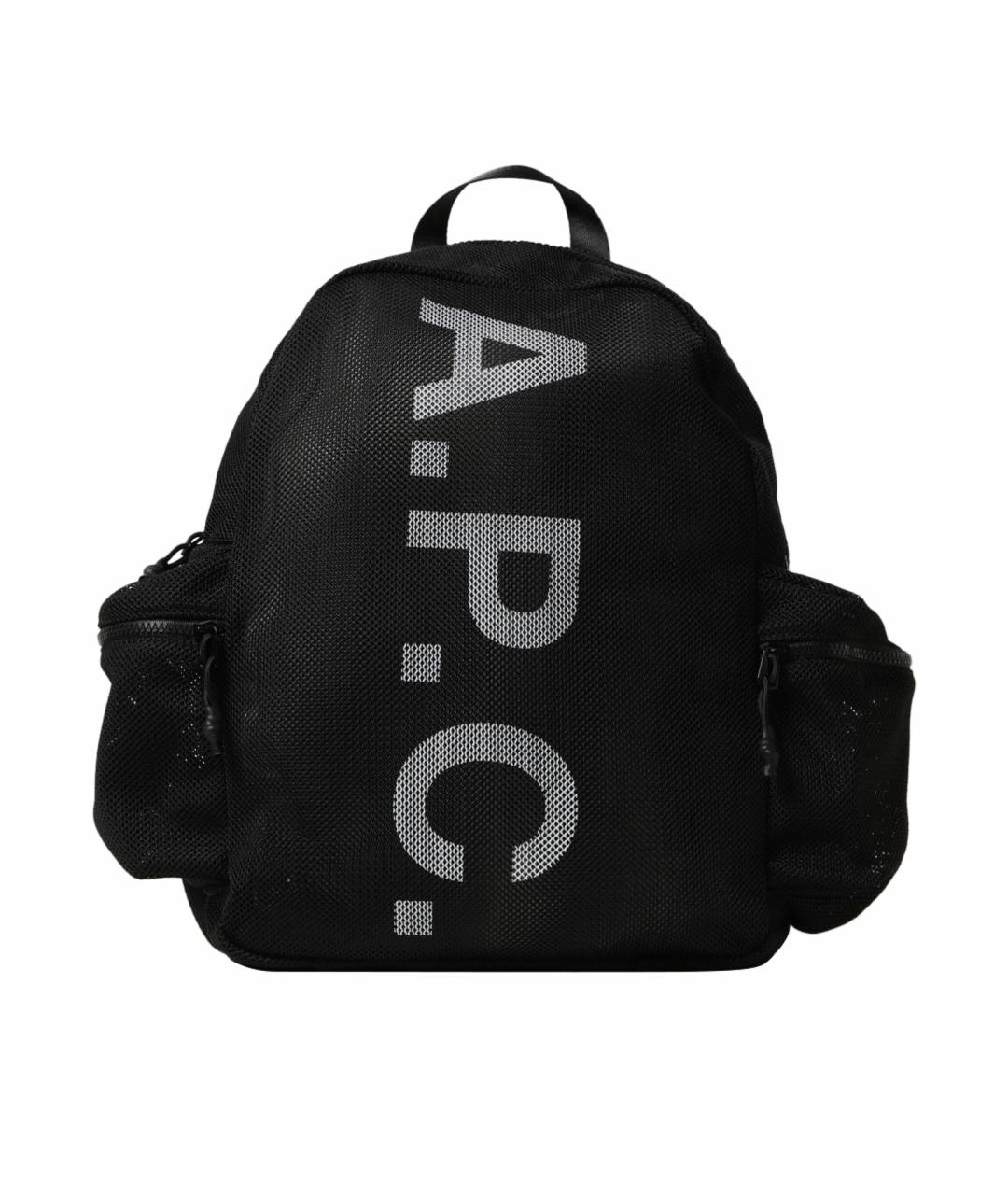 A.P.C. Черный синтетический рюкзак, фото 1
