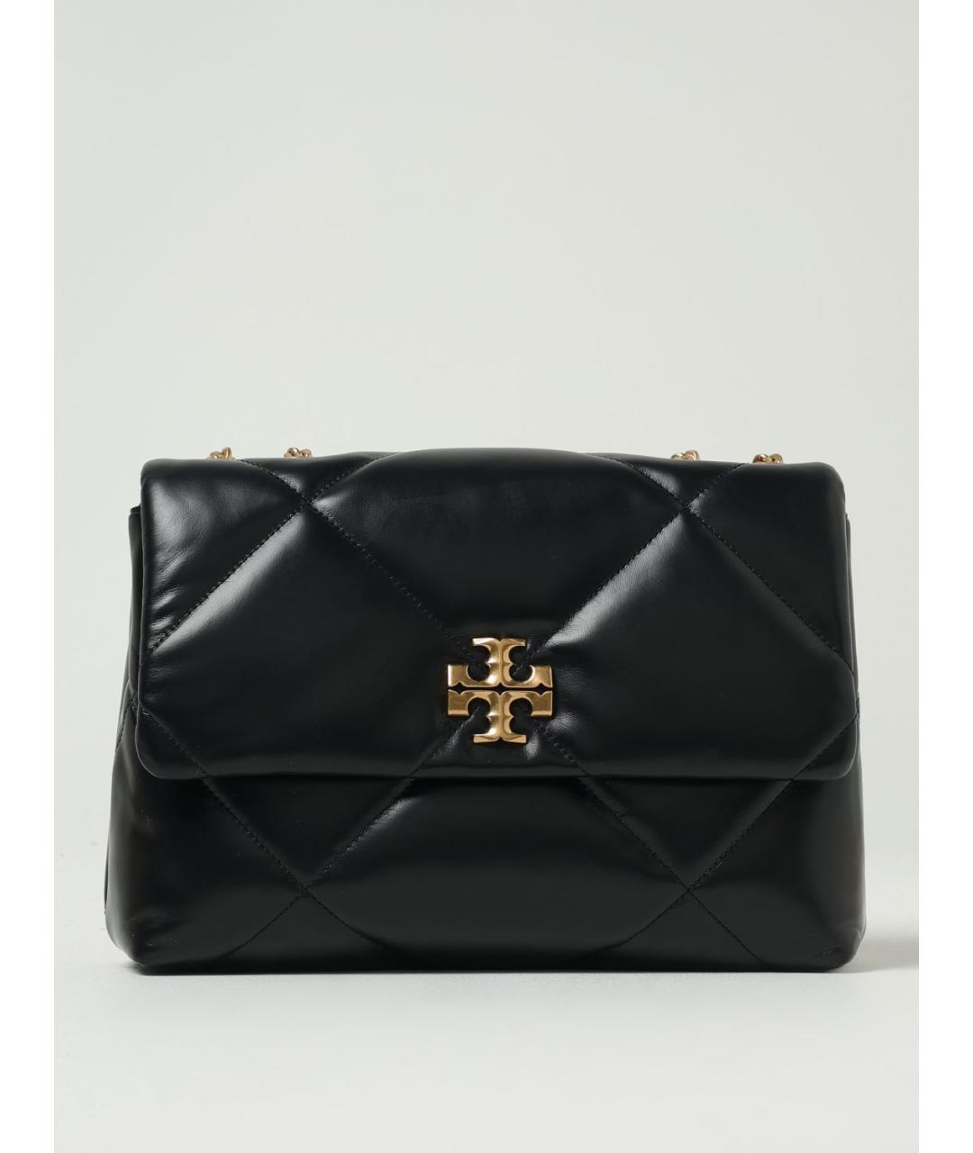 TORY BURCH Черная кожаная сумка через плечо, фото 4