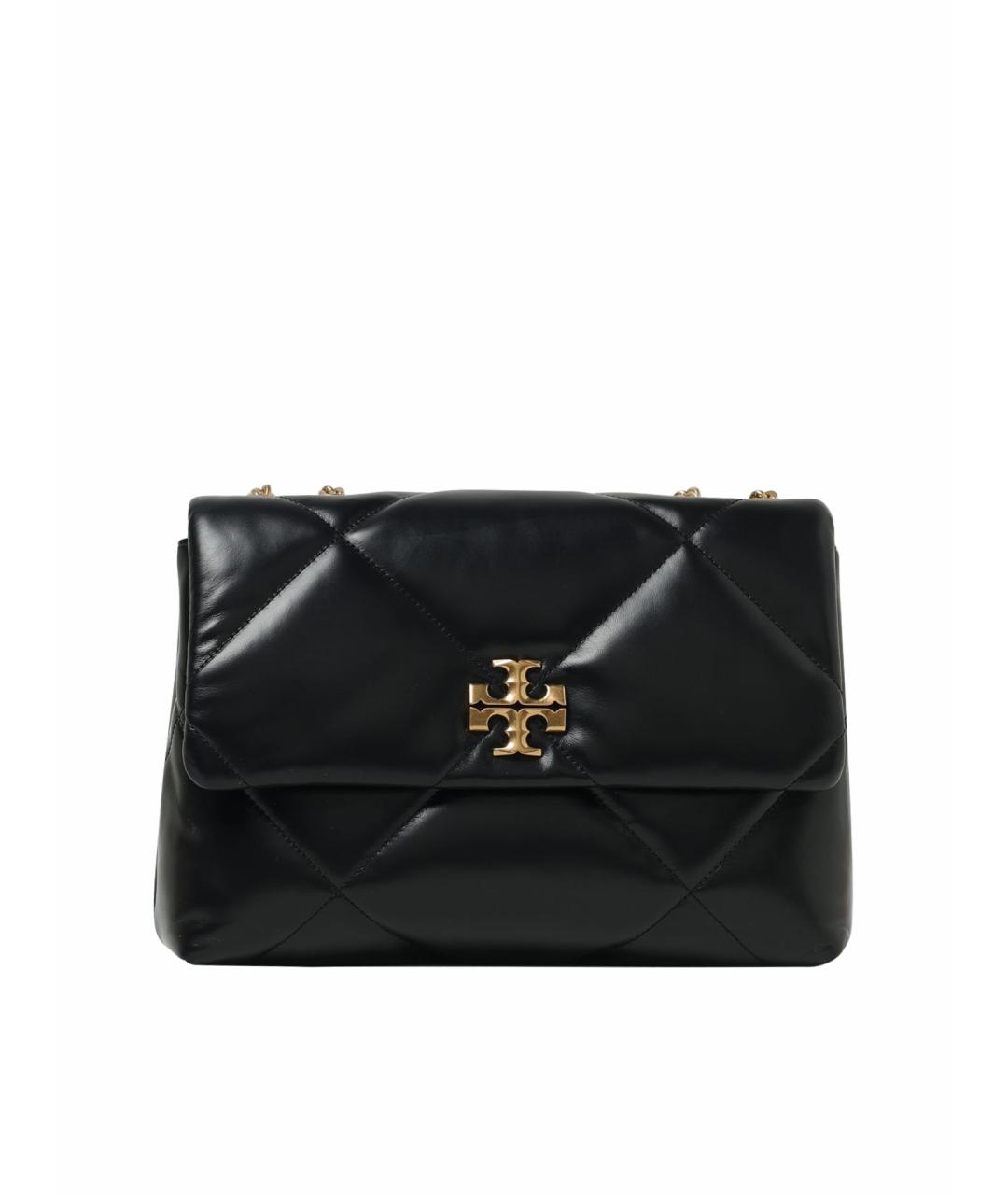 TORY BURCH Черная кожаная сумка через плечо, фото 1