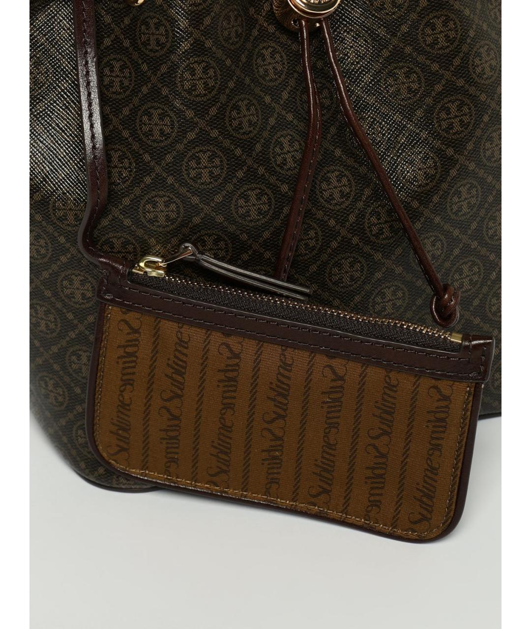TORY BURCH Коричневая сумка тоут, фото 4
