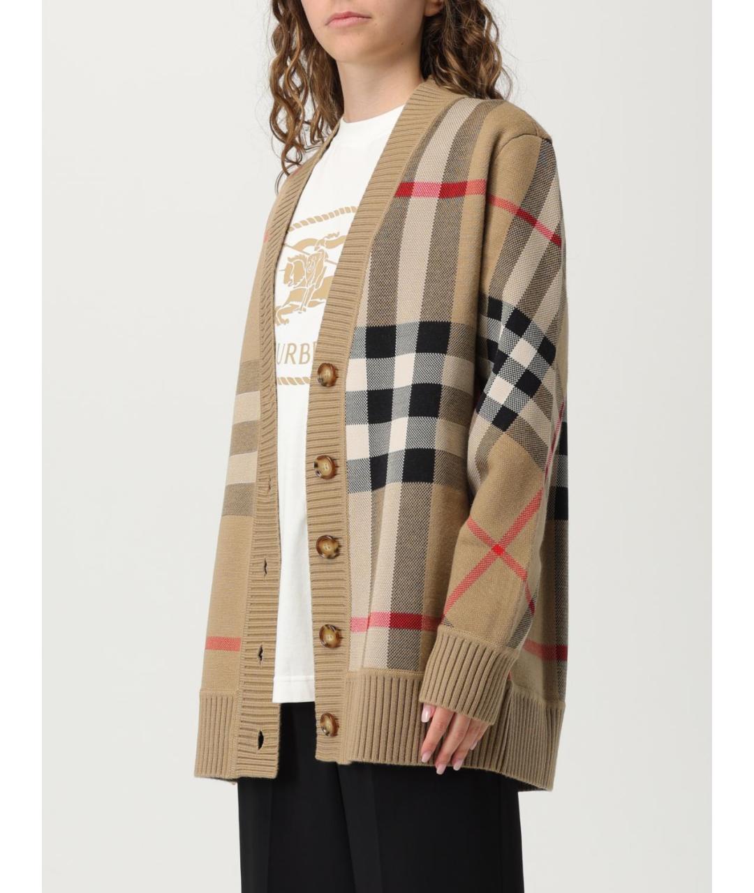 BURBERRY Бежевый джемпер / свитер, фото 5
