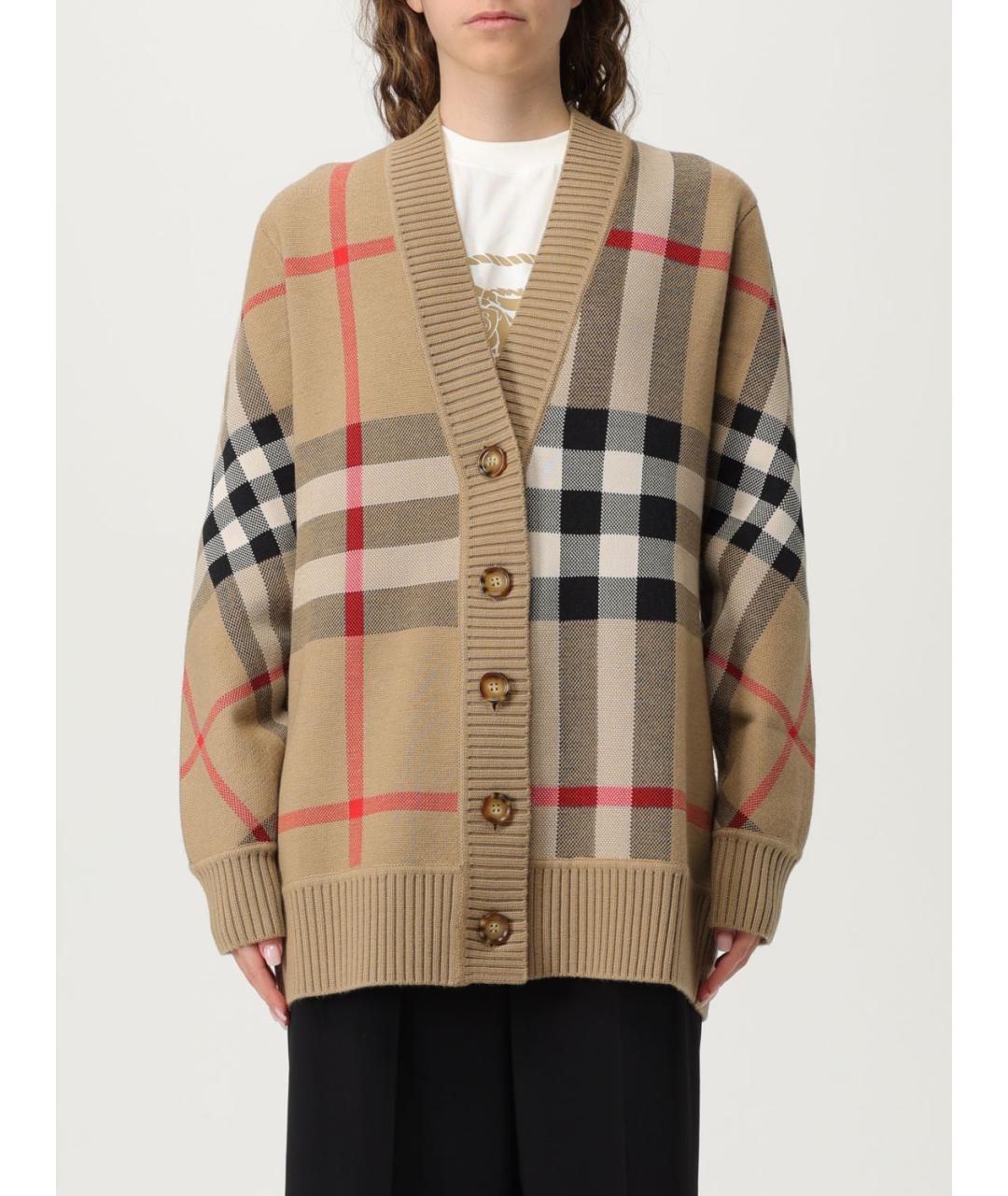 BURBERRY Бежевый джемпер / свитер, фото 2