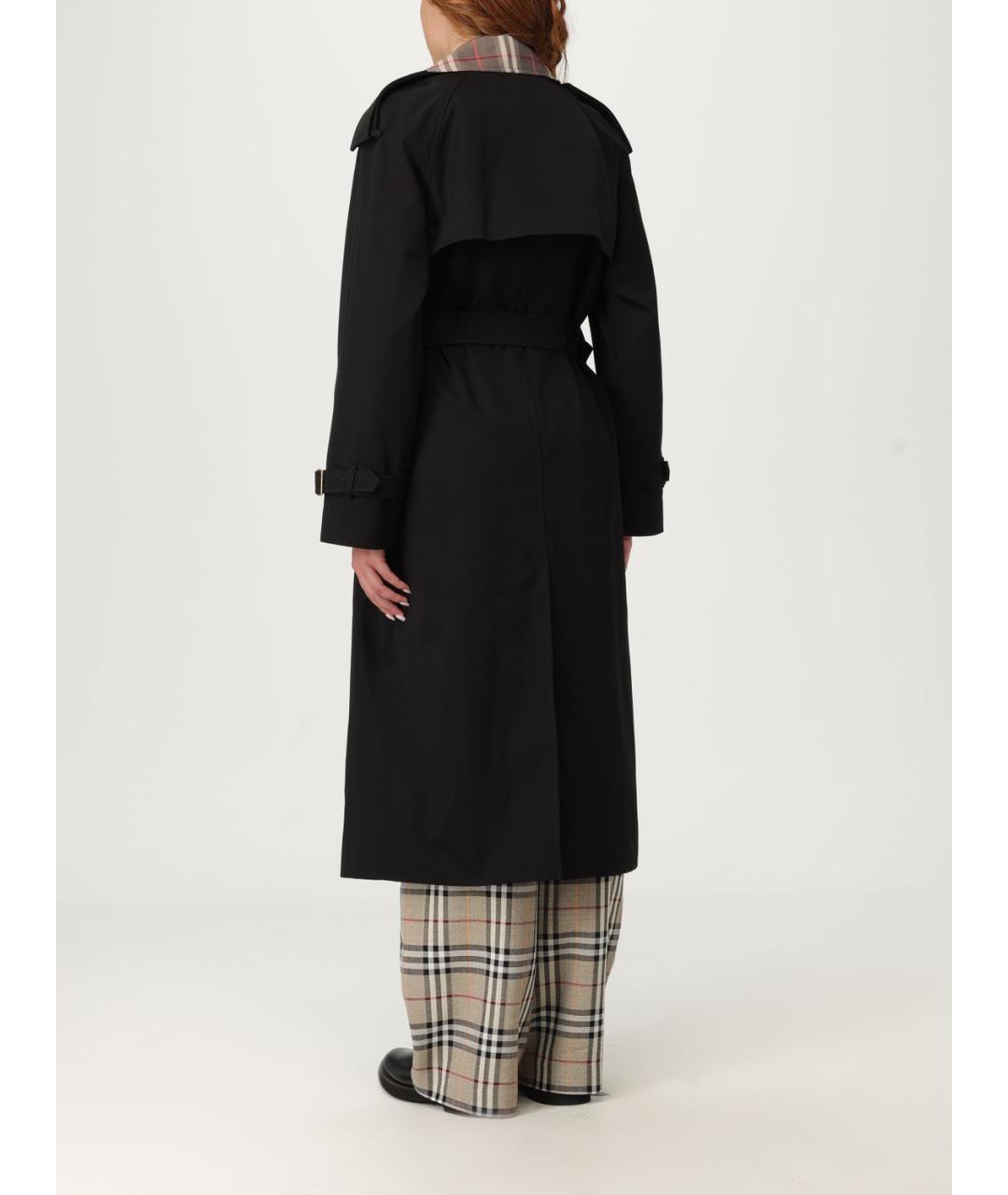 BURBERRY Черный тренч/плащ, фото 4