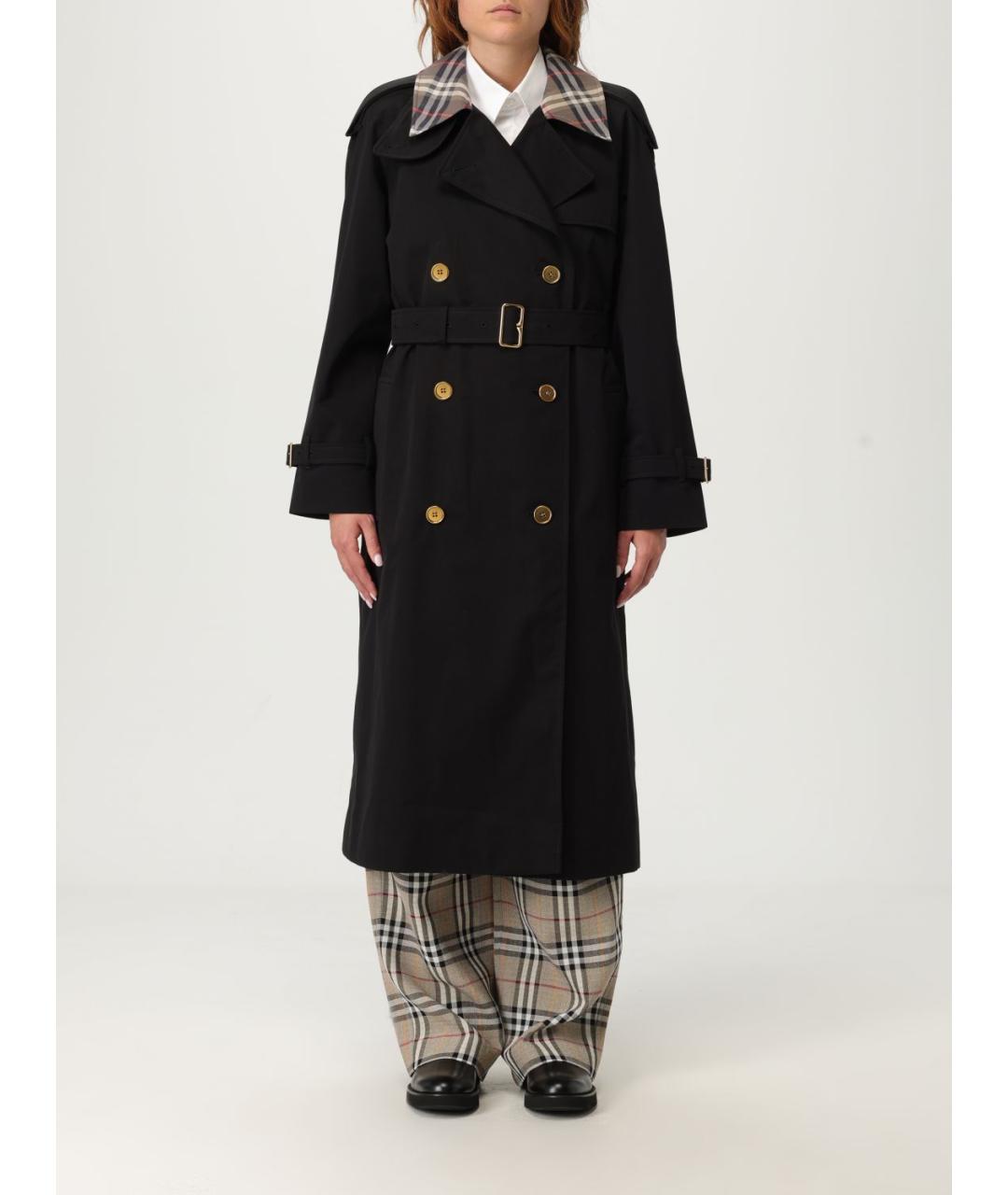 BURBERRY Черный тренч/плащ, фото 2
