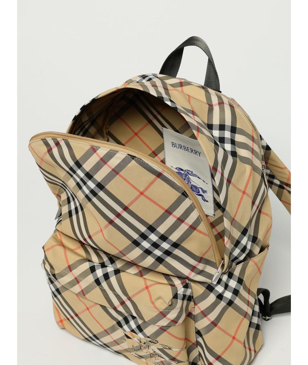 BURBERRY Бежевый рюкзак, фото 5