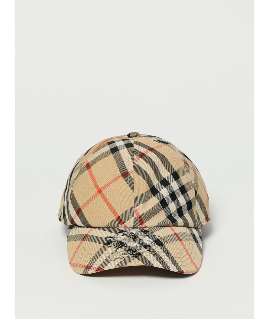 BURBERRY Бежевая хлопковая кепка/бейсболка, фото 3