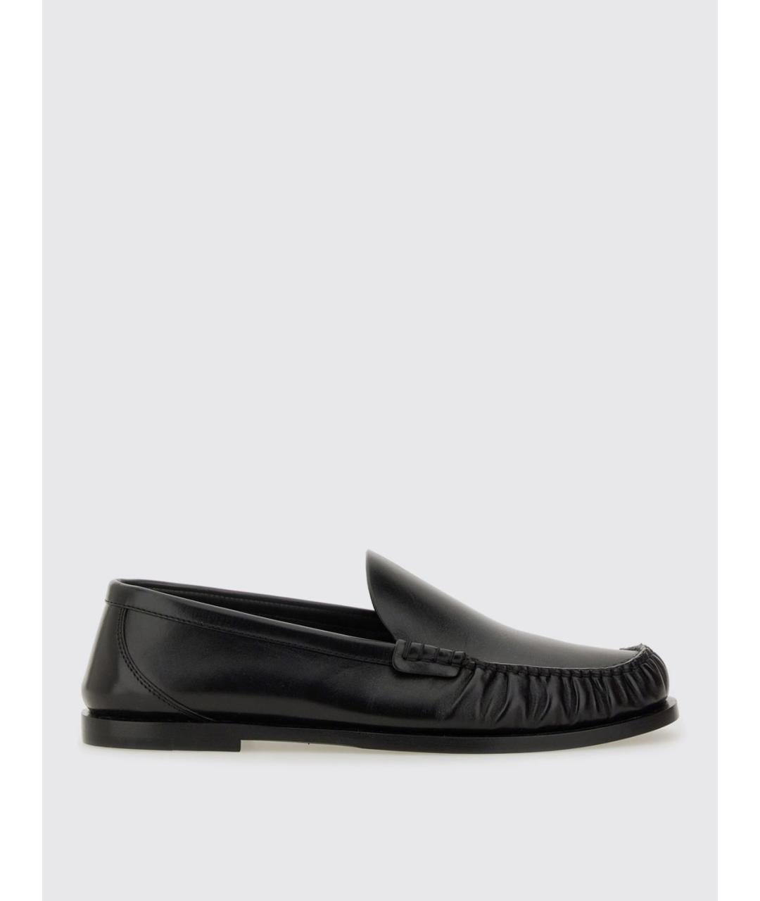 SAINT LAURENT Черные кожаные лоферы, фото 6