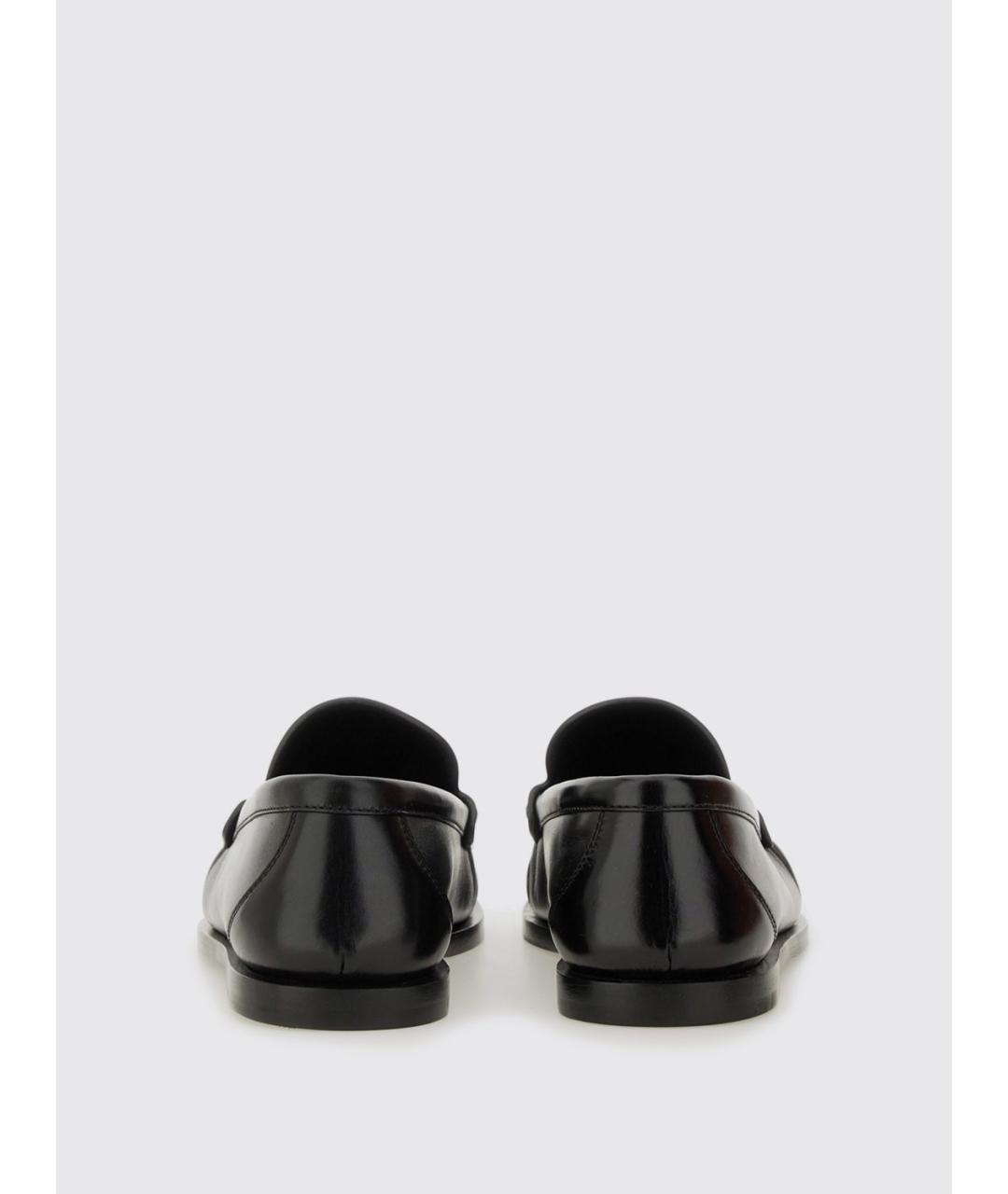 SAINT LAURENT Черные кожаные лоферы, фото 3