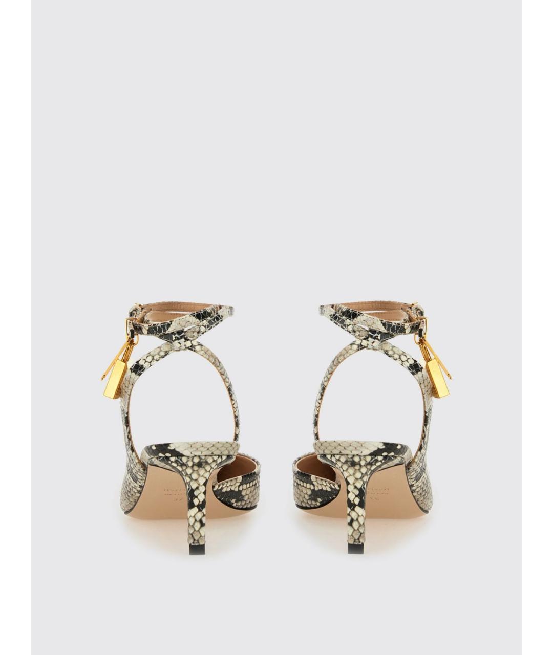 TOM FORD Мульти туфли из экзотической кожи, фото 3
