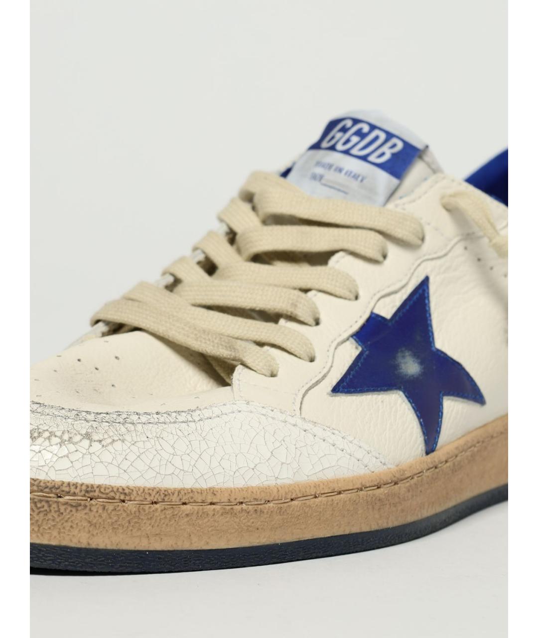 GOLDEN GOOSE DELUXE BRAND Белые низкие кроссовки / кеды, фото 4