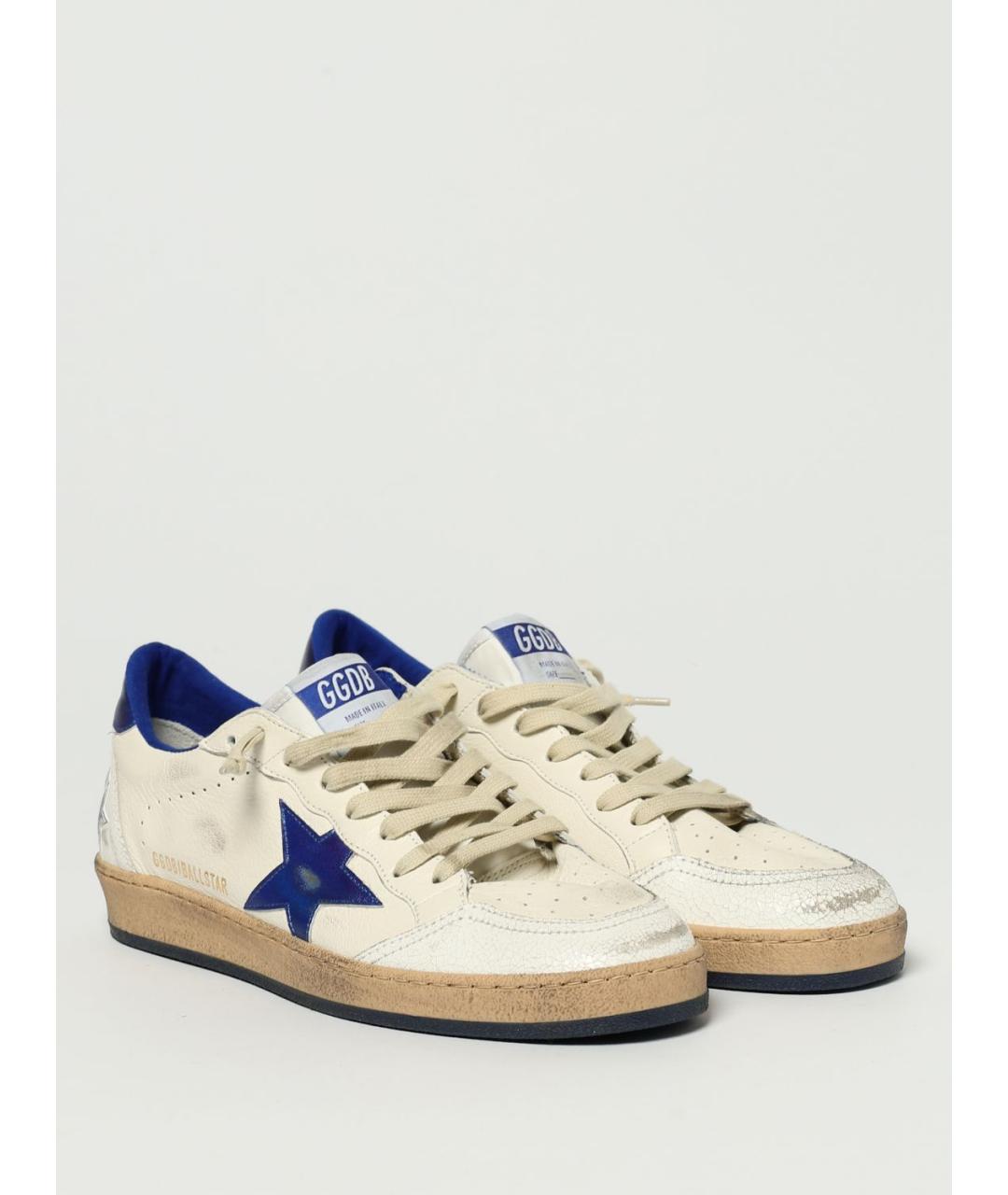 GOLDEN GOOSE DELUXE BRAND Белые низкие кроссовки / кеды, фото 2
