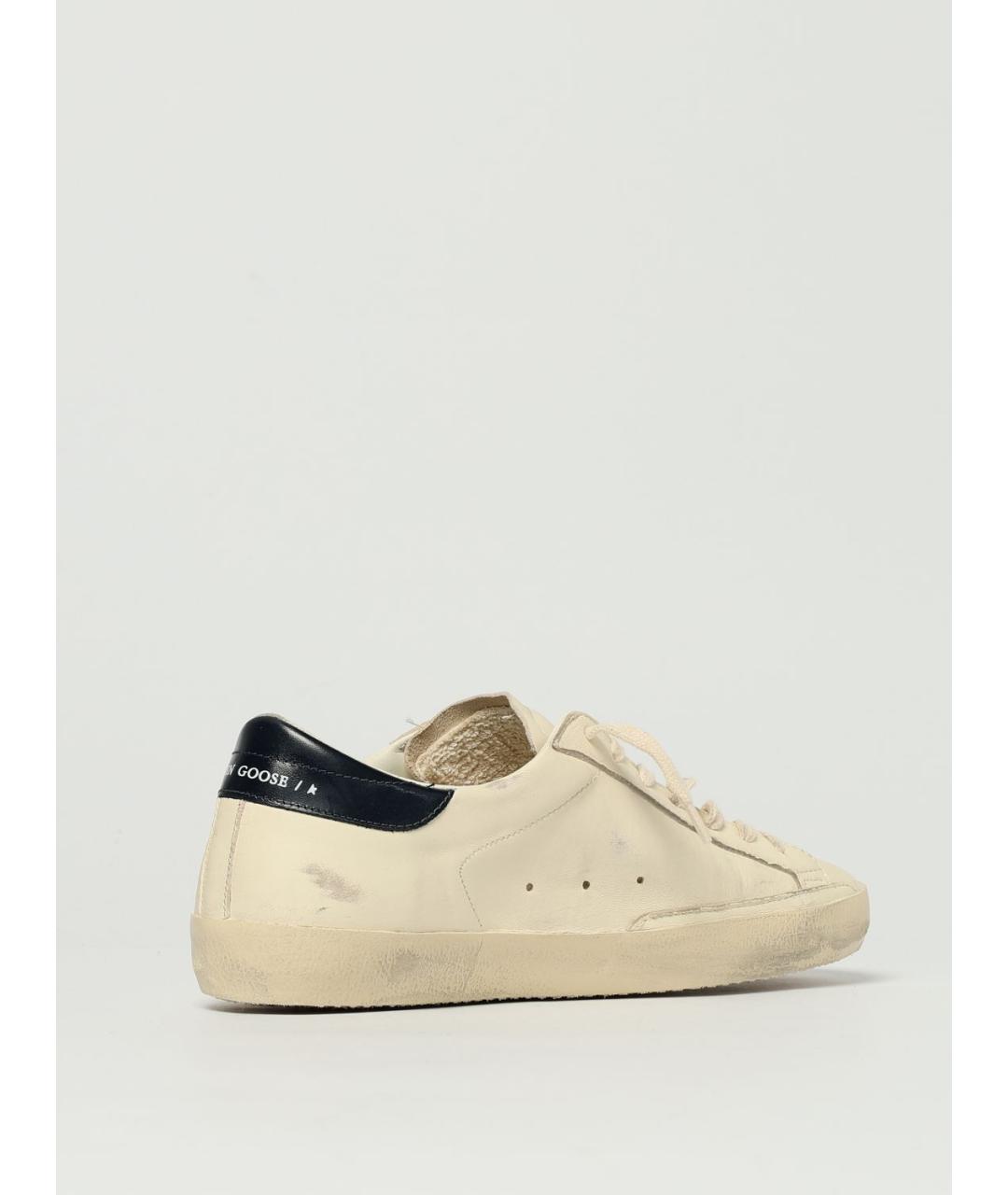 GOLDEN GOOSE DELUXE BRAND Бежевые низкие кроссовки / кеды, фото 3