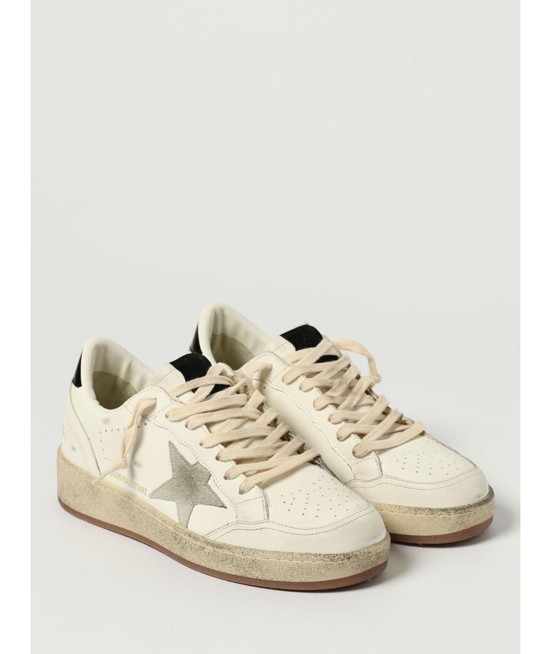 GOLDEN GOOSE DELUXE BRAND Белые низкие кроссовки / кеды, фото 2