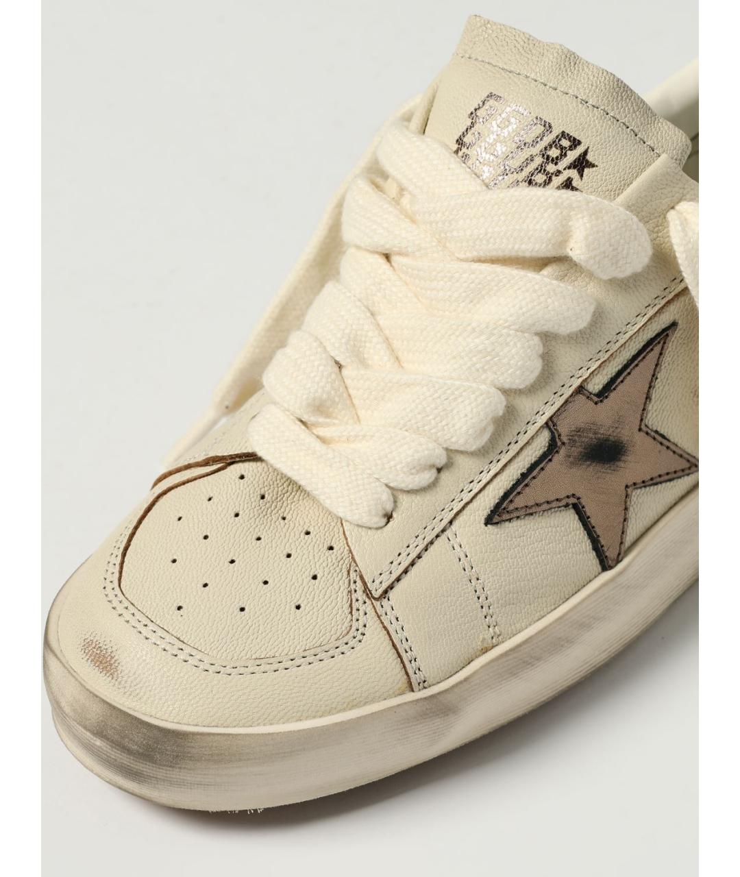 GOLDEN GOOSE DELUXE BRAND Бежевые кроссовки, фото 4