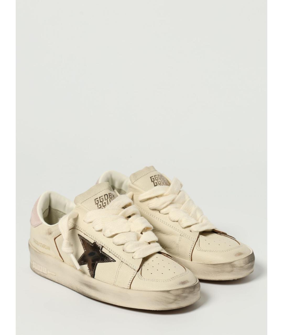 GOLDEN GOOSE DELUXE BRAND Бежевые кроссовки, фото 2