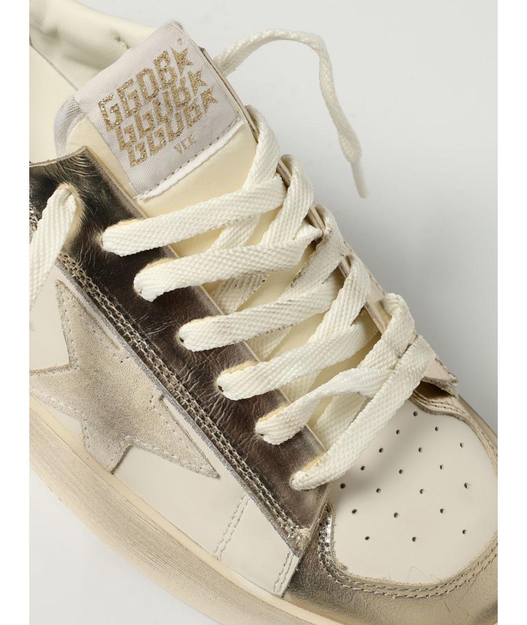 GOLDEN GOOSE DELUXE BRAND Золотые кроссовки, фото 4
