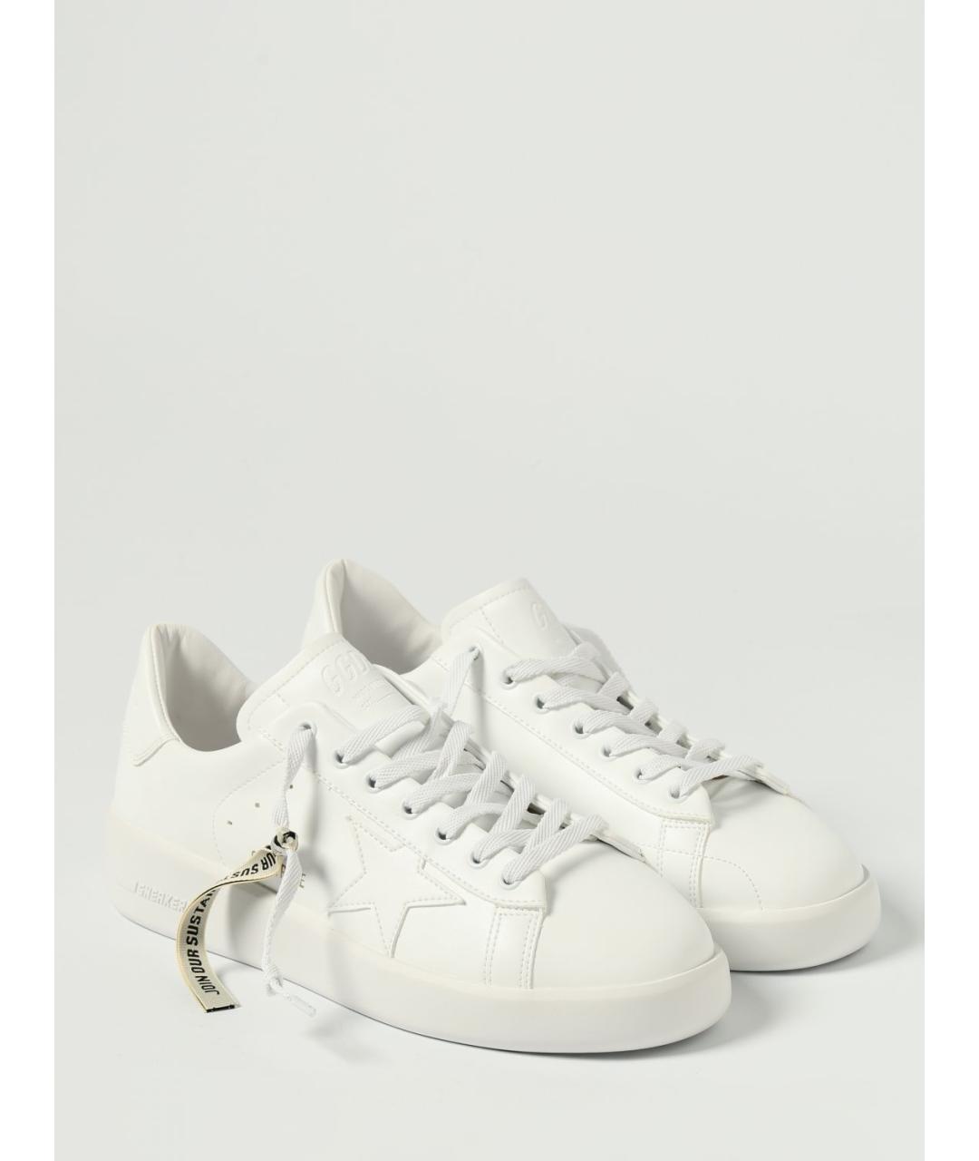 GOLDEN GOOSE DELUXE BRAND Белые низкие кроссовки / кеды, фото 2