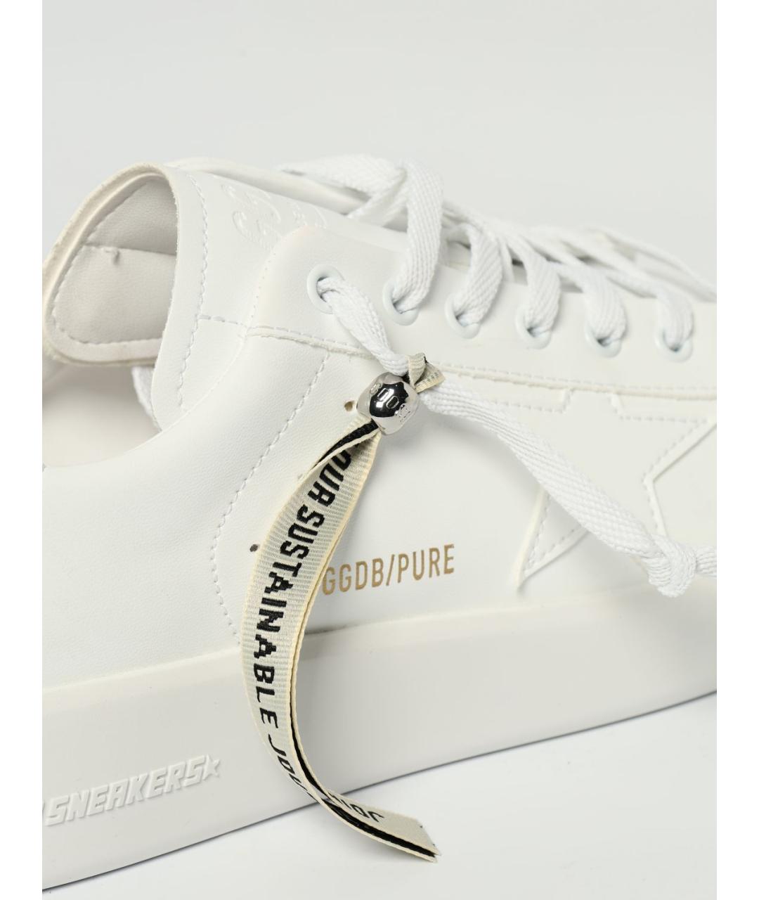 GOLDEN GOOSE DELUXE BRAND Белые низкие кроссовки / кеды, фото 4