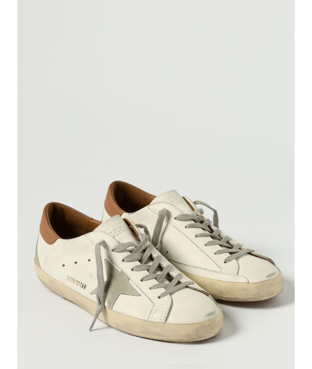 GOLDEN GOOSE DELUXE BRAND Белые низкие кроссовки / кеды, фото 2