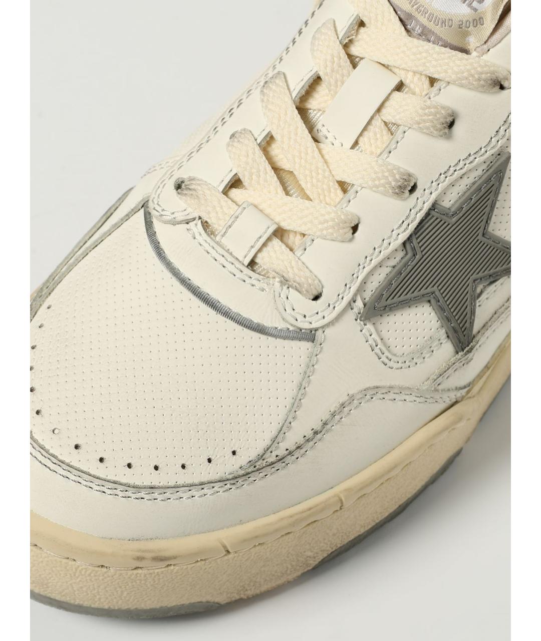 GOLDEN GOOSE DELUXE BRAND Бежевые низкие кроссовки / кеды, фото 4