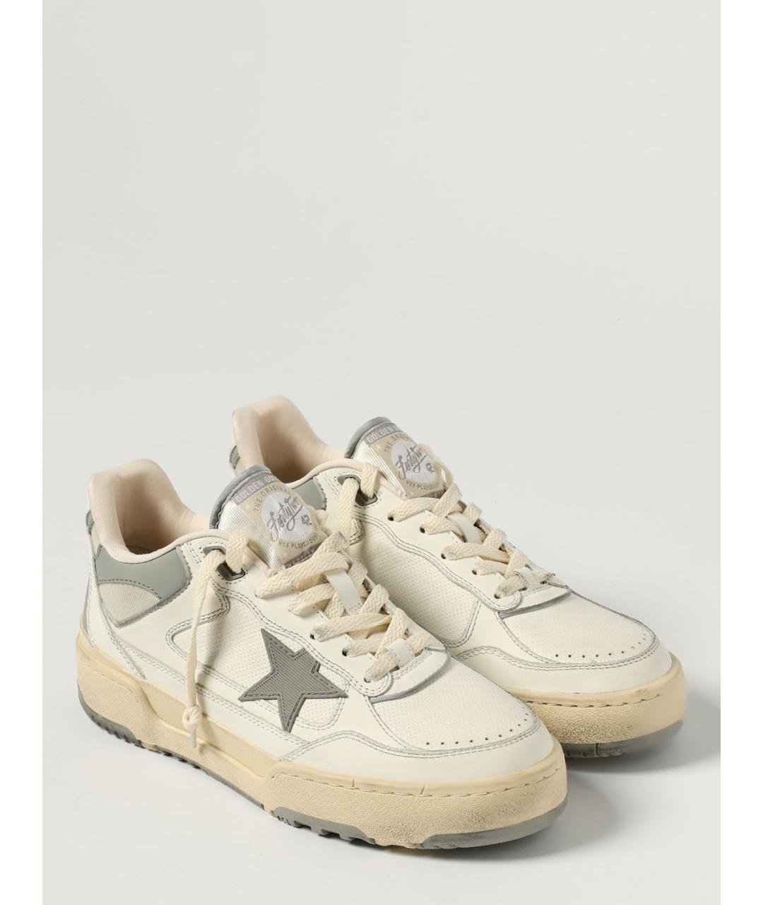 GOLDEN GOOSE DELUXE BRAND Бежевые низкие кроссовки / кеды, фото 2