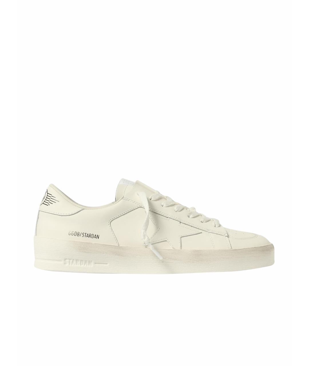 GOLDEN GOOSE DELUXE BRAND Белые низкие кроссовки / кеды, фото 1
