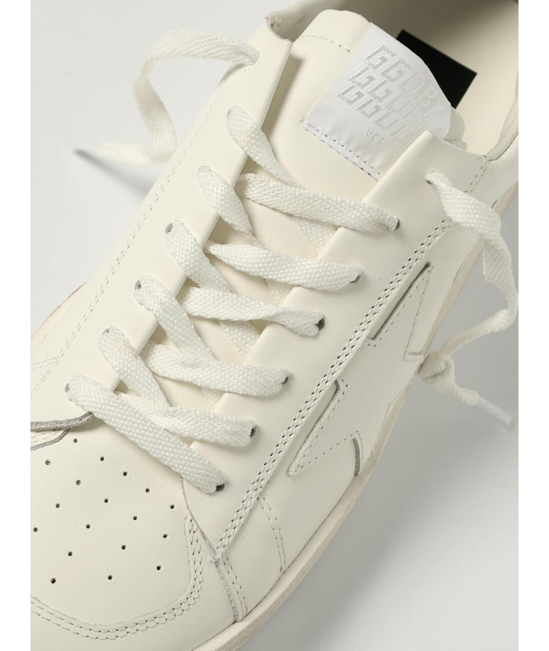 GOLDEN GOOSE DELUXE BRAND Белые низкие кроссовки / кеды, фото 4