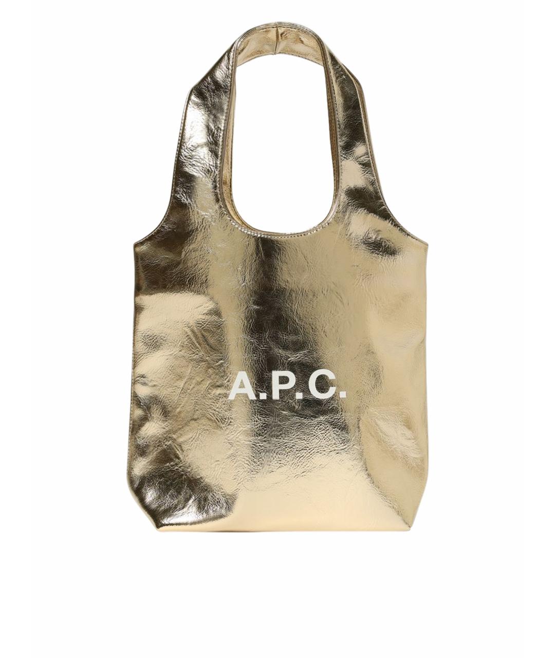 A.P.C. Золотая сумка тоут, фото 1