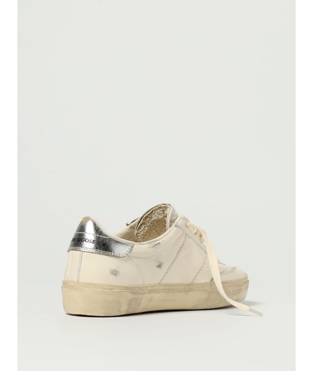 GOLDEN GOOSE DELUXE BRAND Белые кожаные кроссовки, фото 3