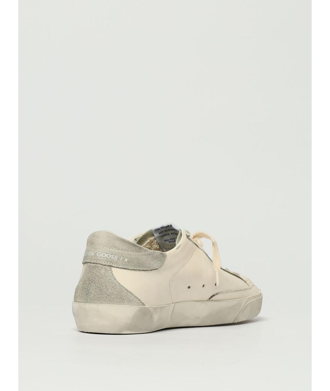 GOLDEN GOOSE DELUXE BRAND Бежевые низкие кроссовки / кеды, фото 3