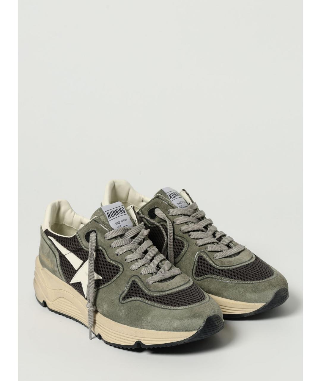 GOLDEN GOOSE DELUXE BRAND Серые низкие кроссовки / кеды, фото 2