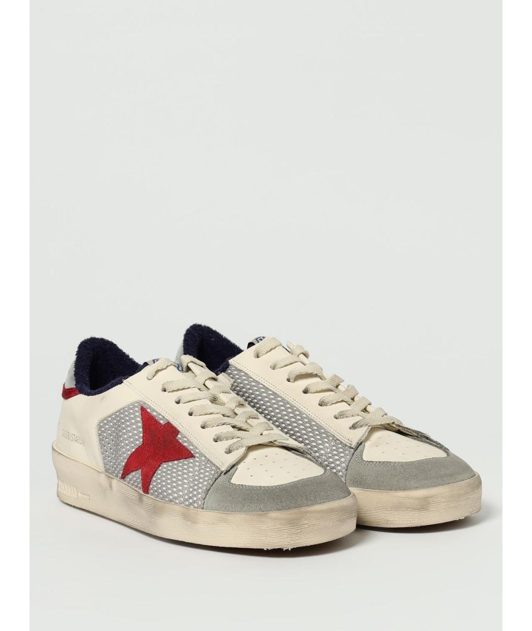 GOLDEN GOOSE DELUXE BRAND Серые низкие кроссовки / кеды, фото 2