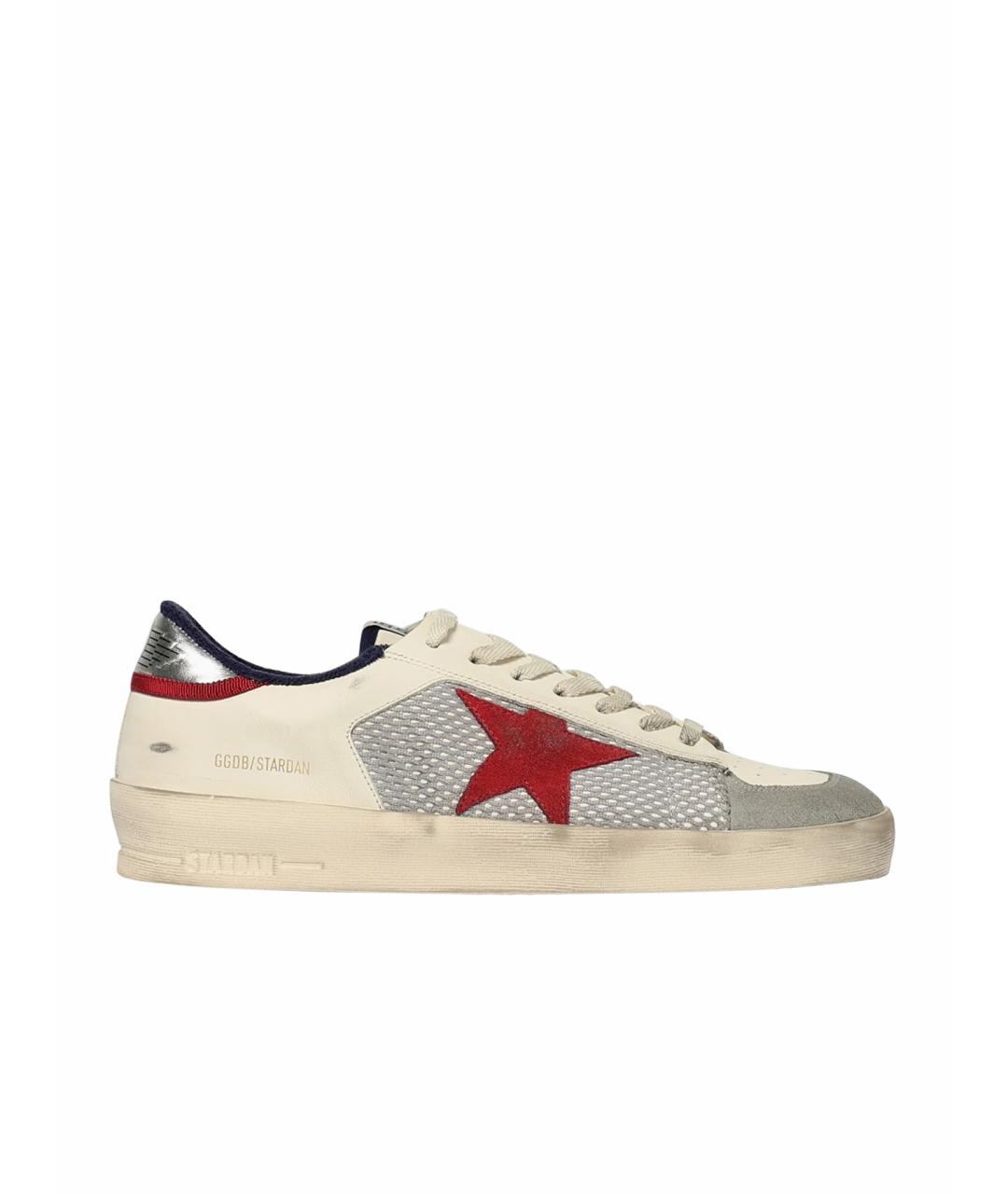 GOLDEN GOOSE DELUXE BRAND Серые низкие кроссовки / кеды, фото 1
