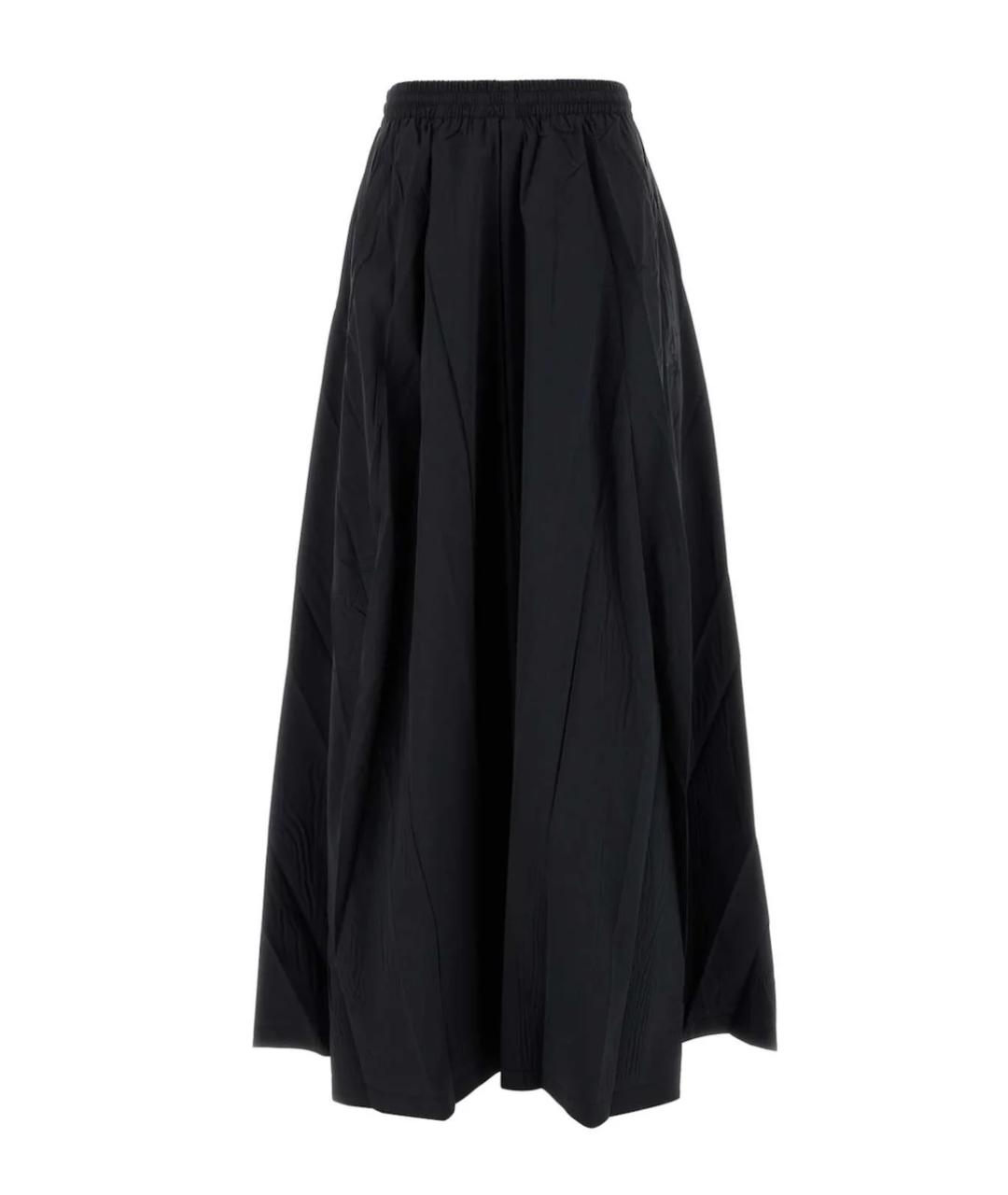 BALENCIAGA Черная полиэстеровая юбка макси, фото 1