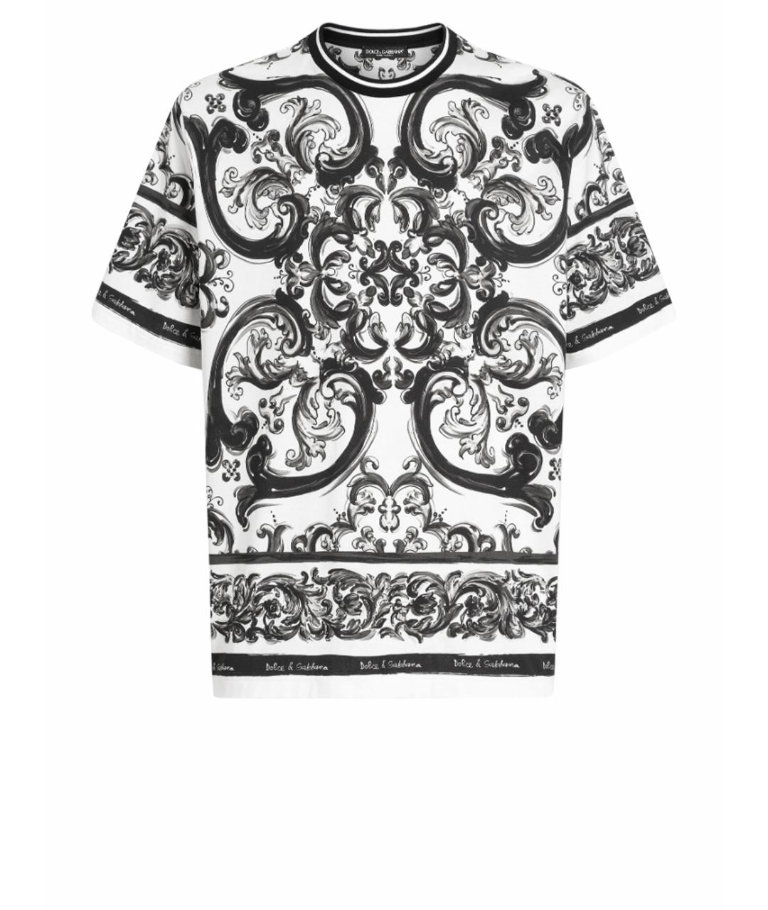 DOLCE&GABBANA Мульти хлопковая футболка, фото 1
