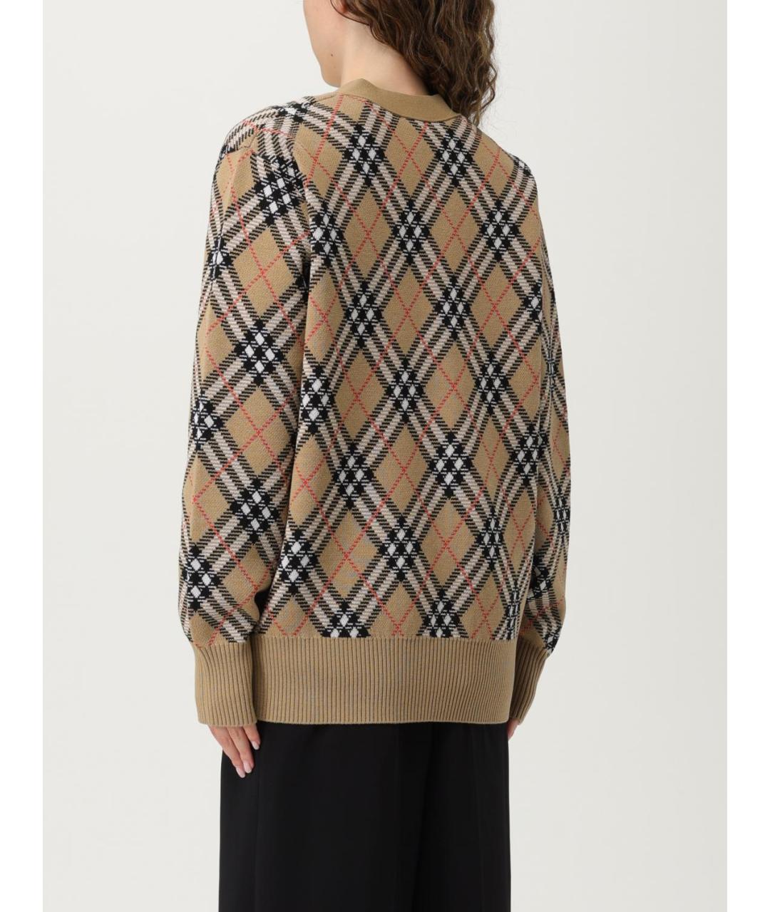 BURBERRY Бежевый кардиган, фото 4