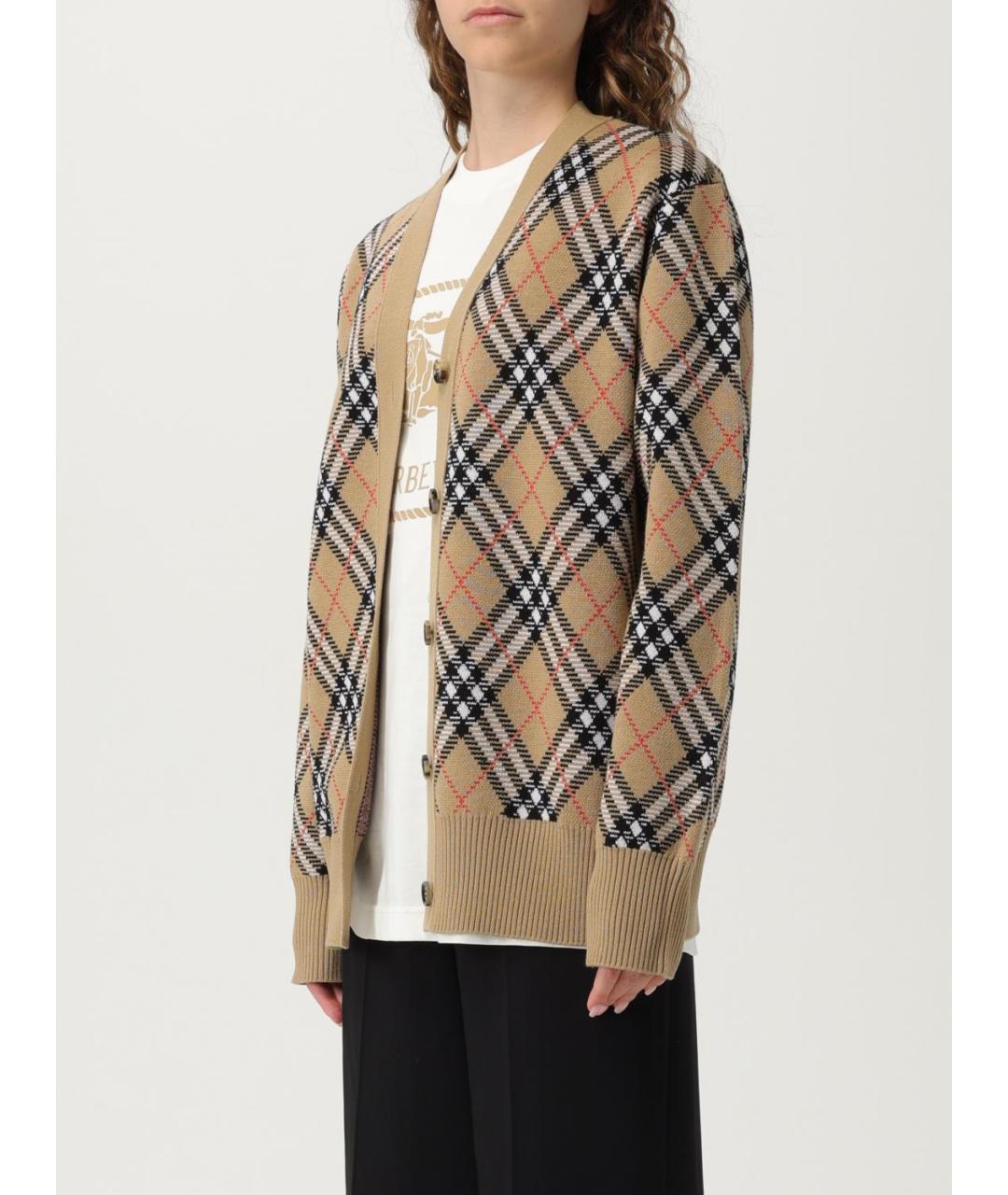 BURBERRY Бежевый кардиган, фото 5