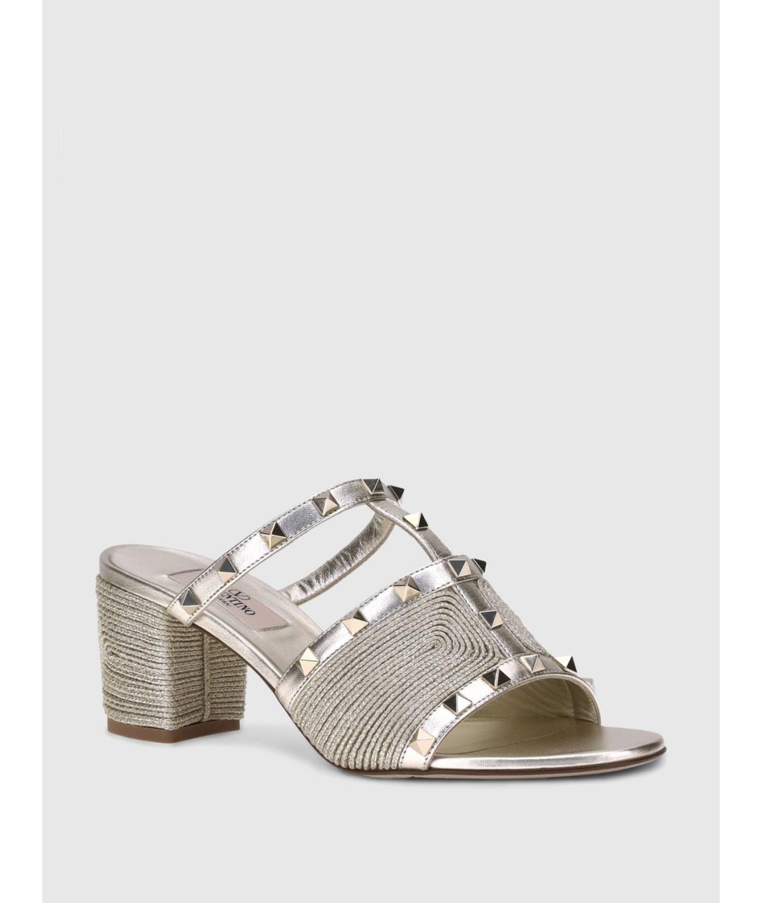 VALENTINO Серебряные мюли, фото 2