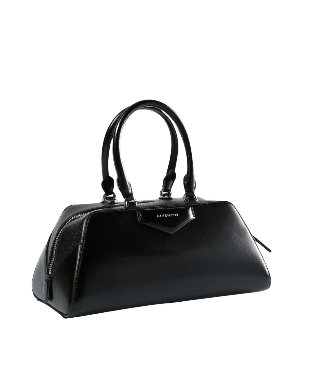 GIVENCHY Черная кожаная сумка тоут, фото 2