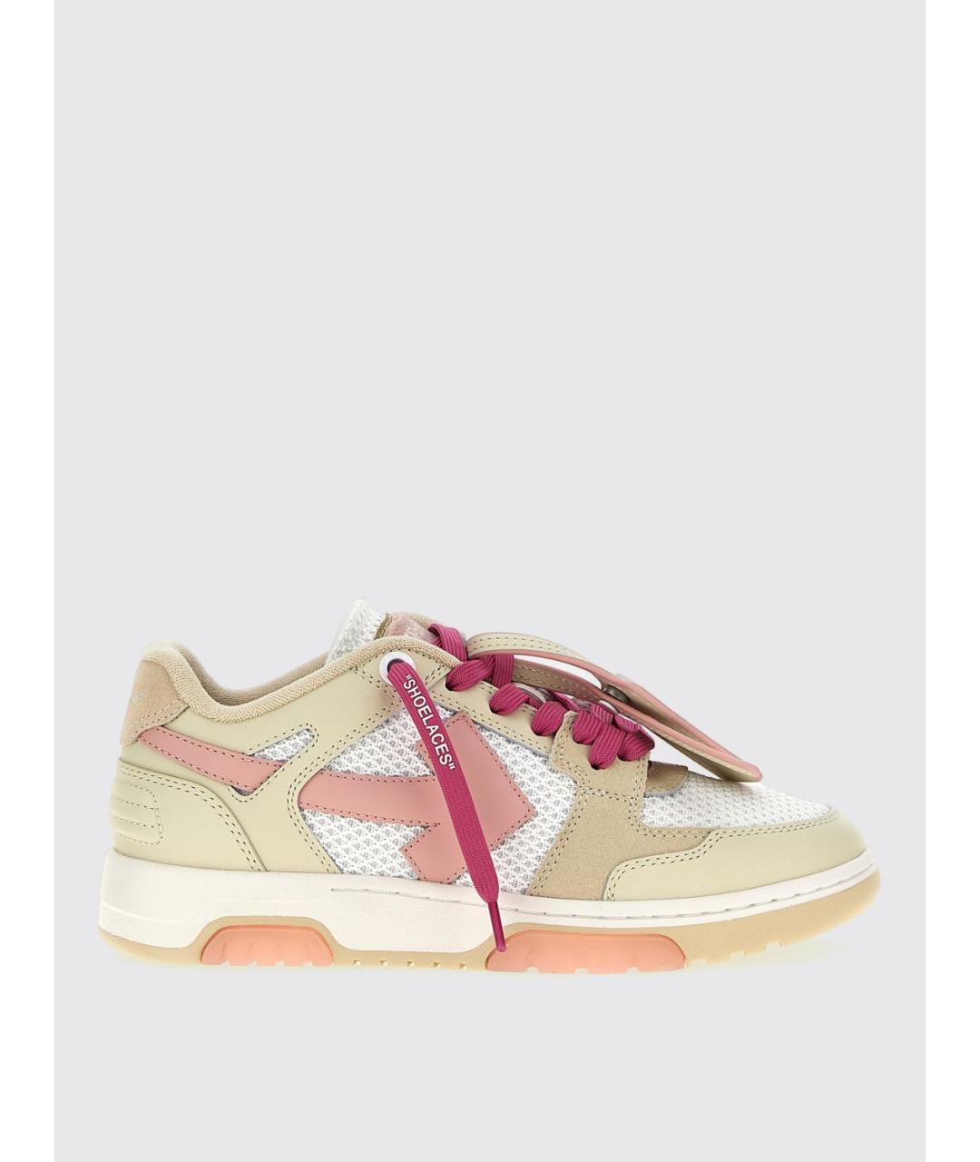 OFF-WHITE Мульти кожаные кеды, фото 5